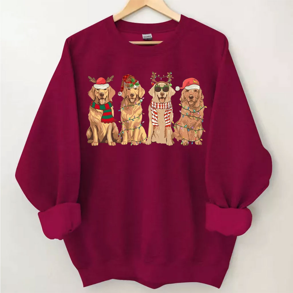 Golden Retriever Christmas Sweatshirt
