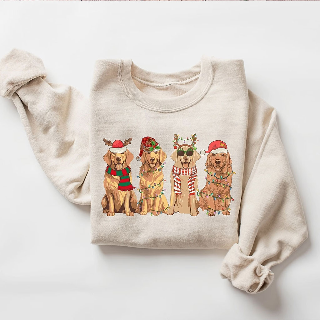 Golden Retriever Christmas Sweatshirt