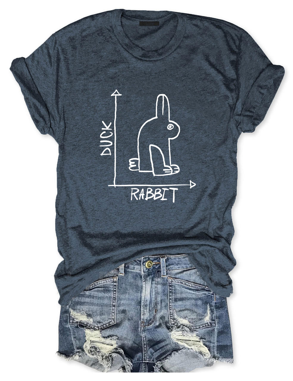 Rabbit Duck Funny T-Shirt