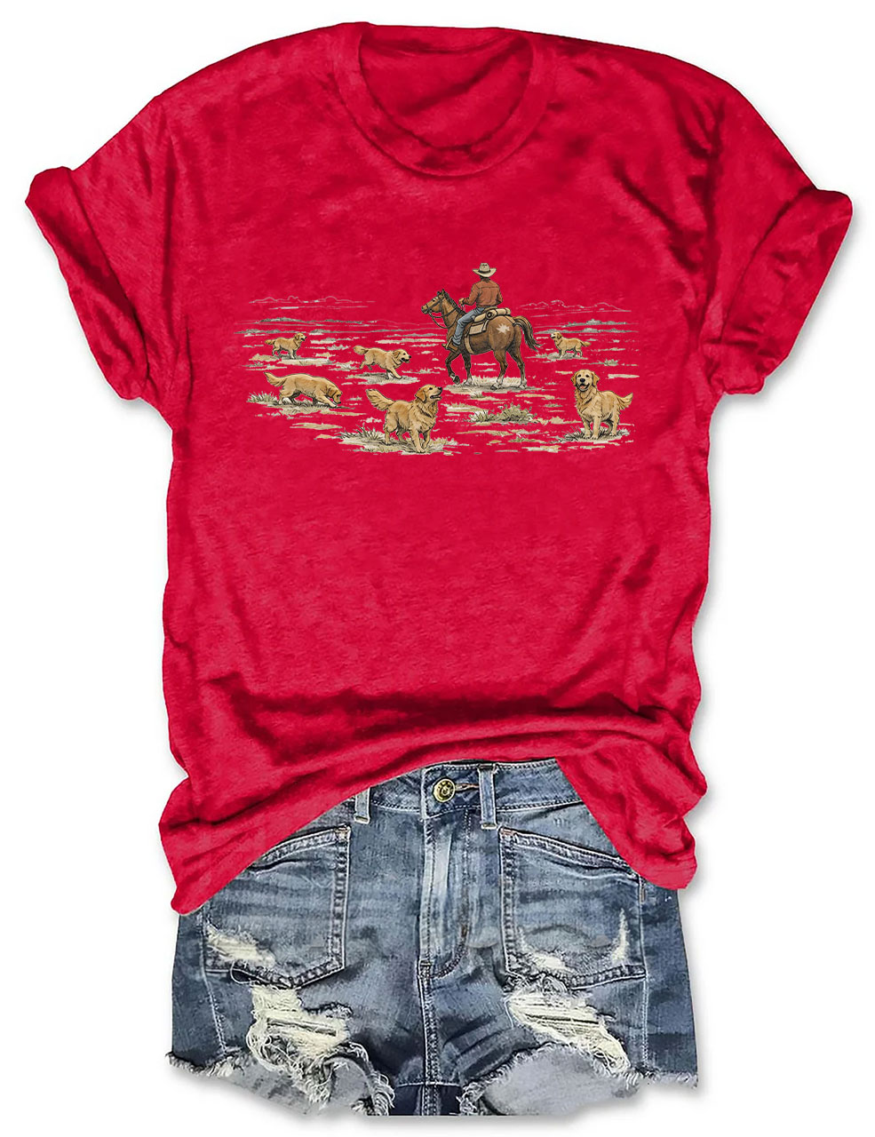 Western Golden Retriever T-shirt