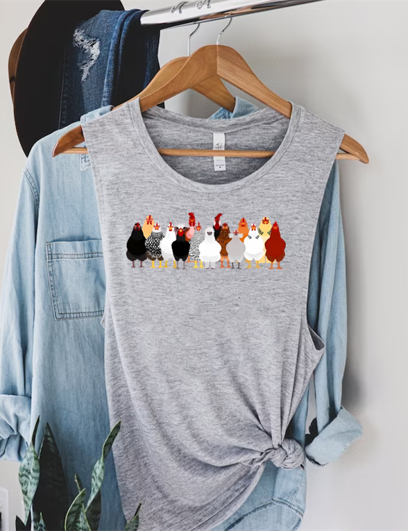 Funny Chicken Tank