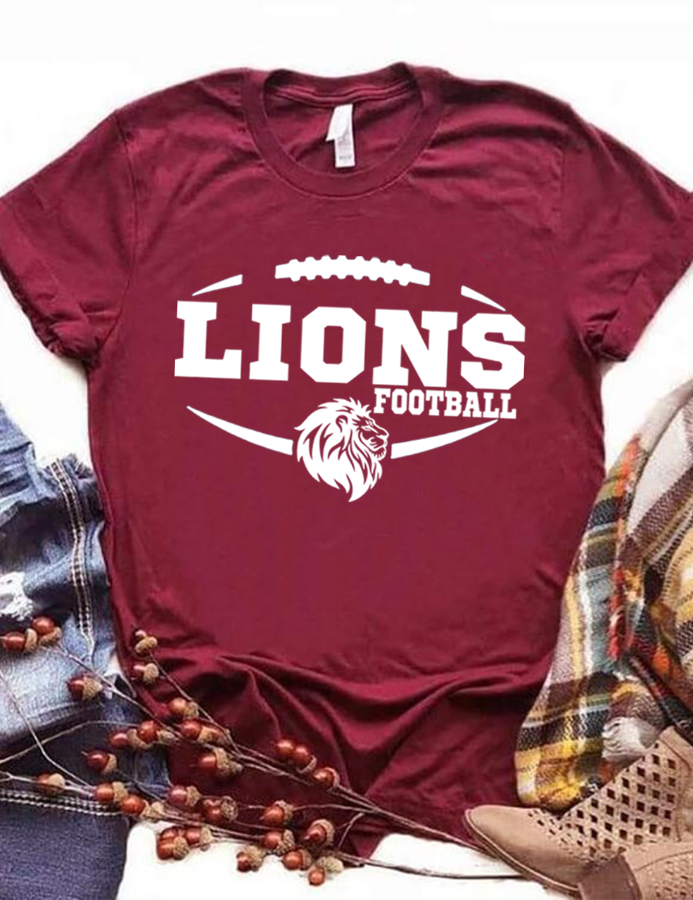Lions logo  Football T-Shirt