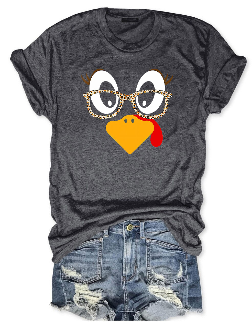 Cute Turkey Fall Thanksgiving T-shirt