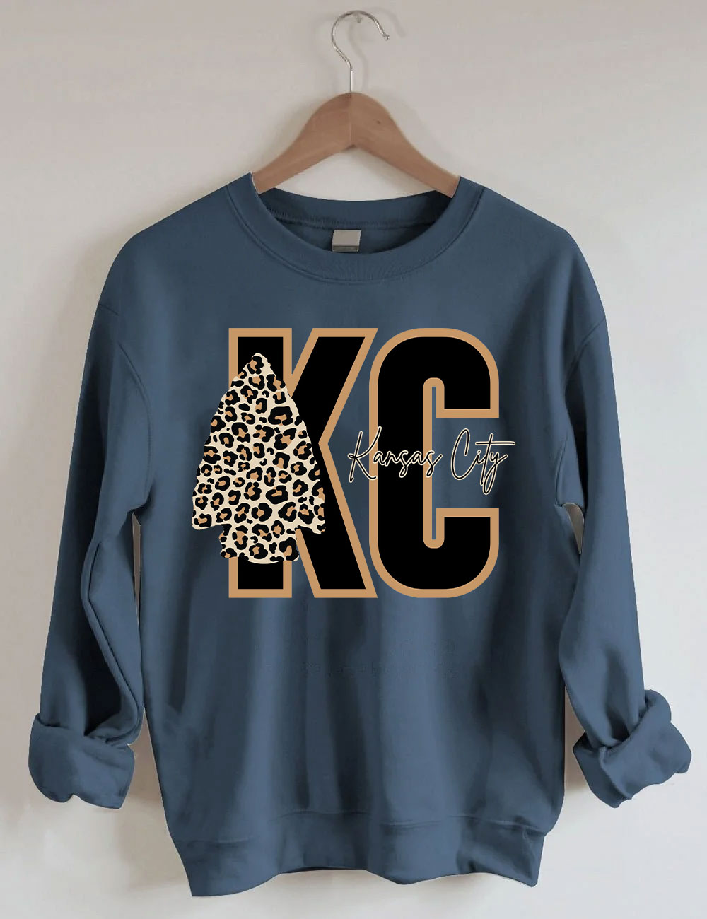 Leopard Kansas City Chiefs Football Sweatshirt