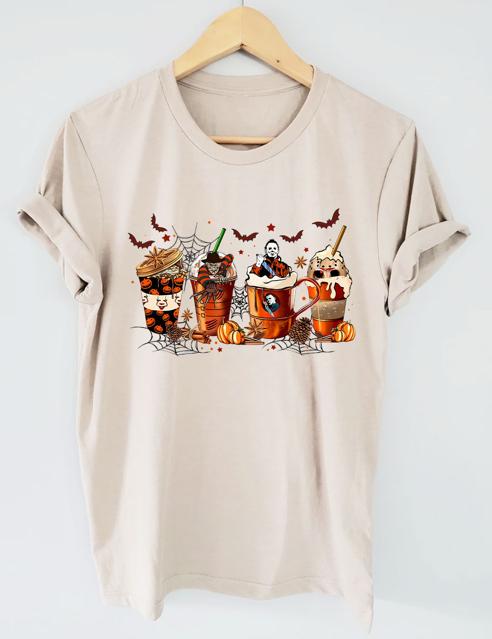 Skeleton Coffee Cups T-shirt