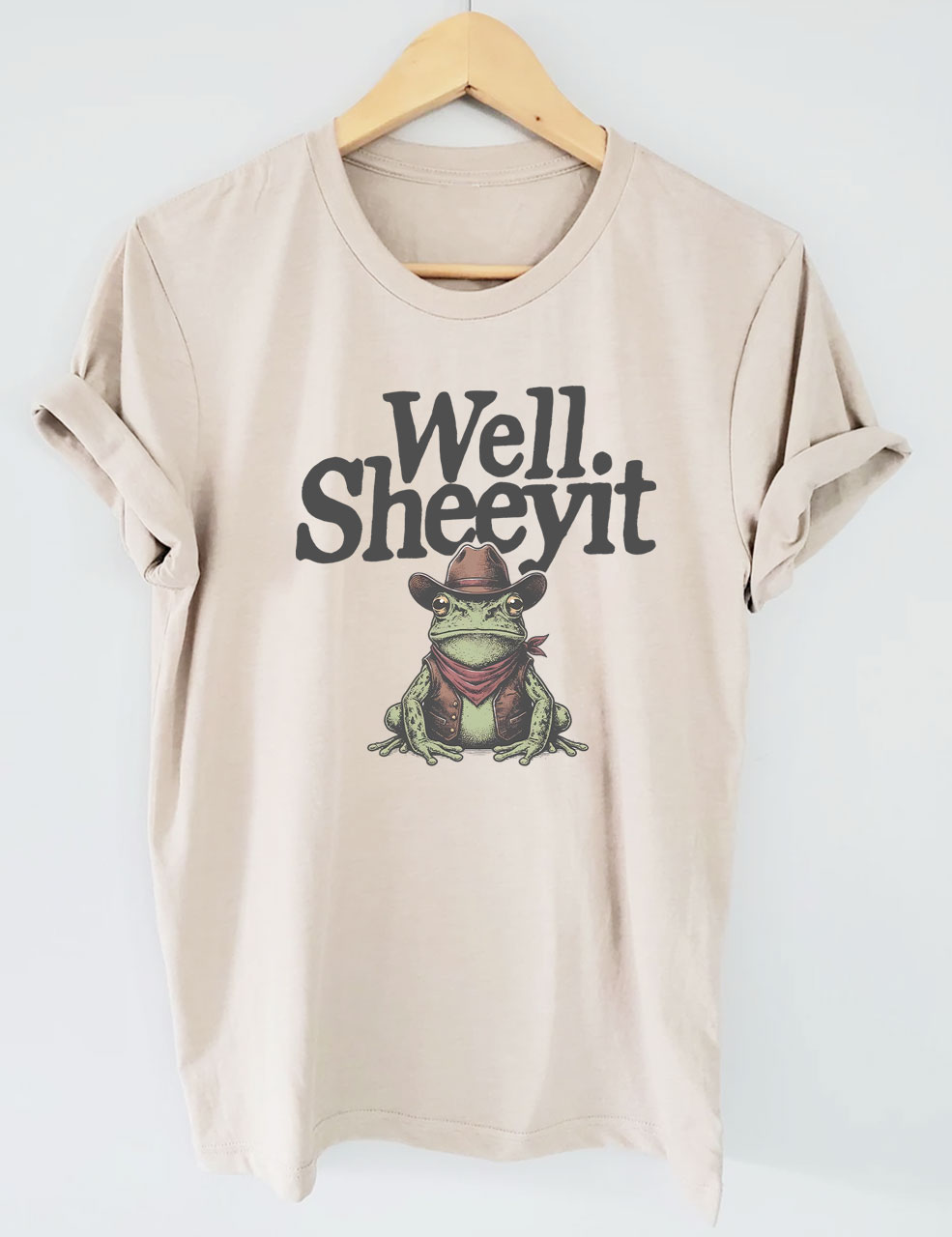 Well Sheeyit Country Western Frog T-Shirt
