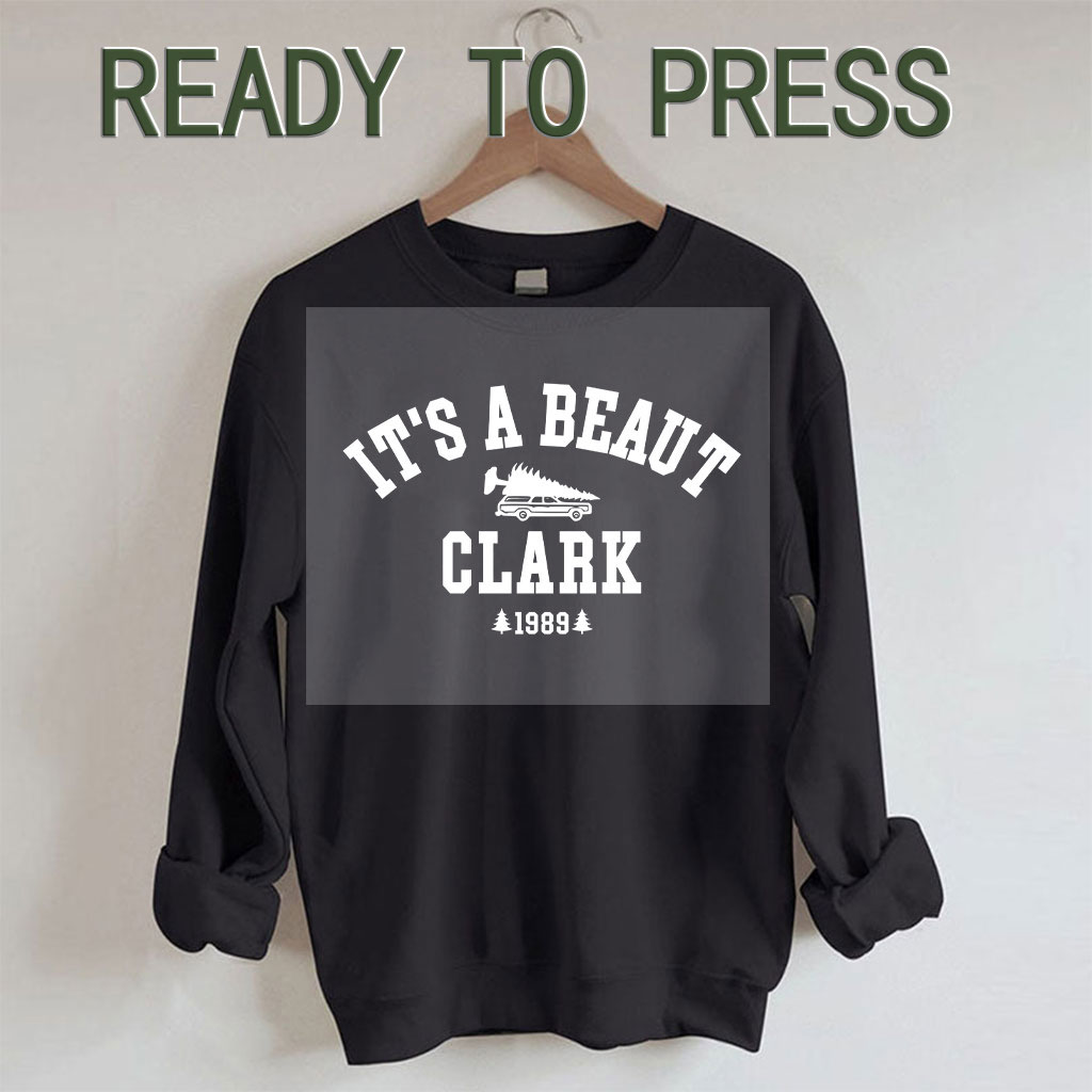 It's a Beaut Clark DTF Heat Transfer