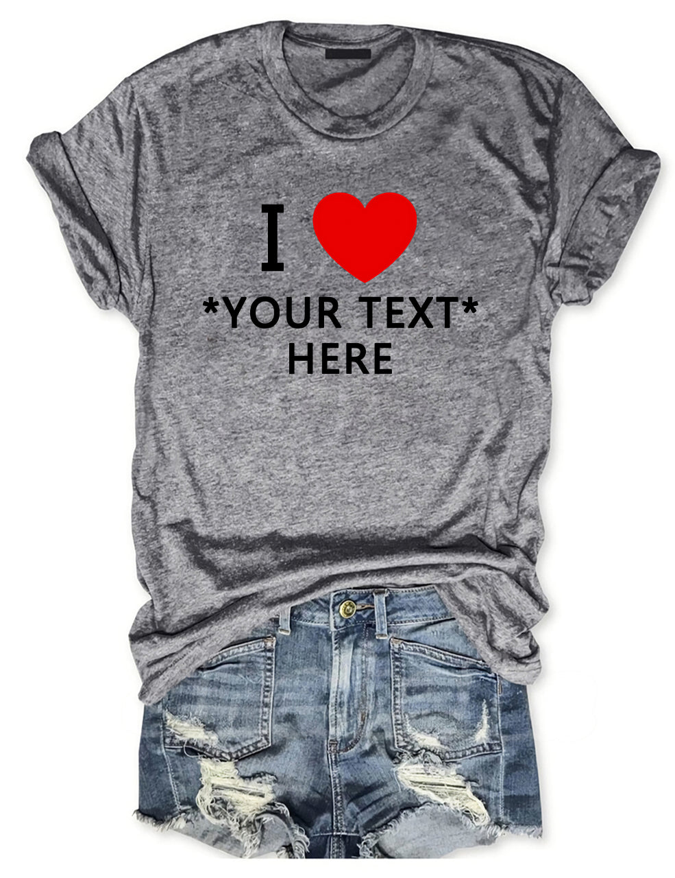 Custom I Heart T-shirt