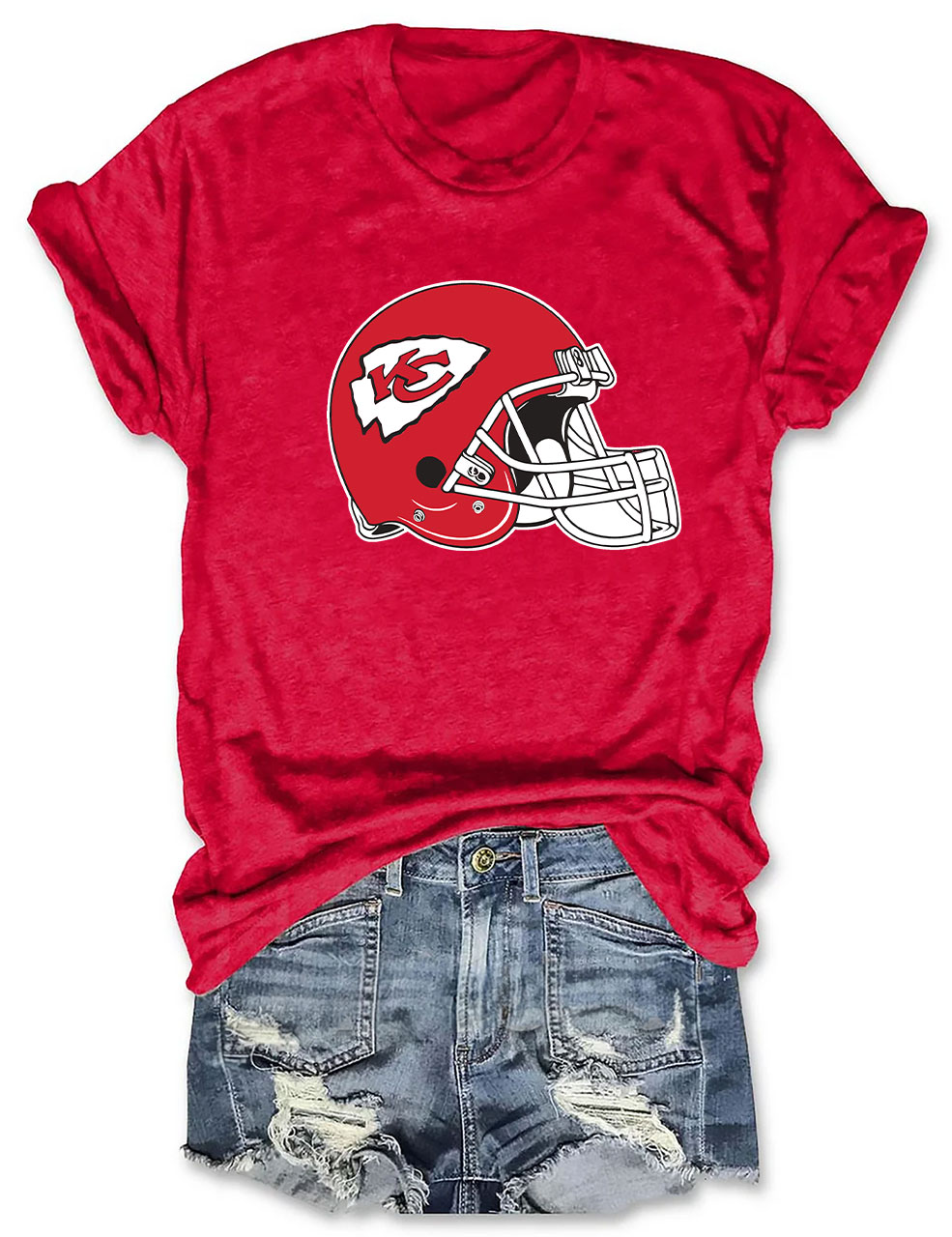 Chiefs Helmet Football T-Shirt