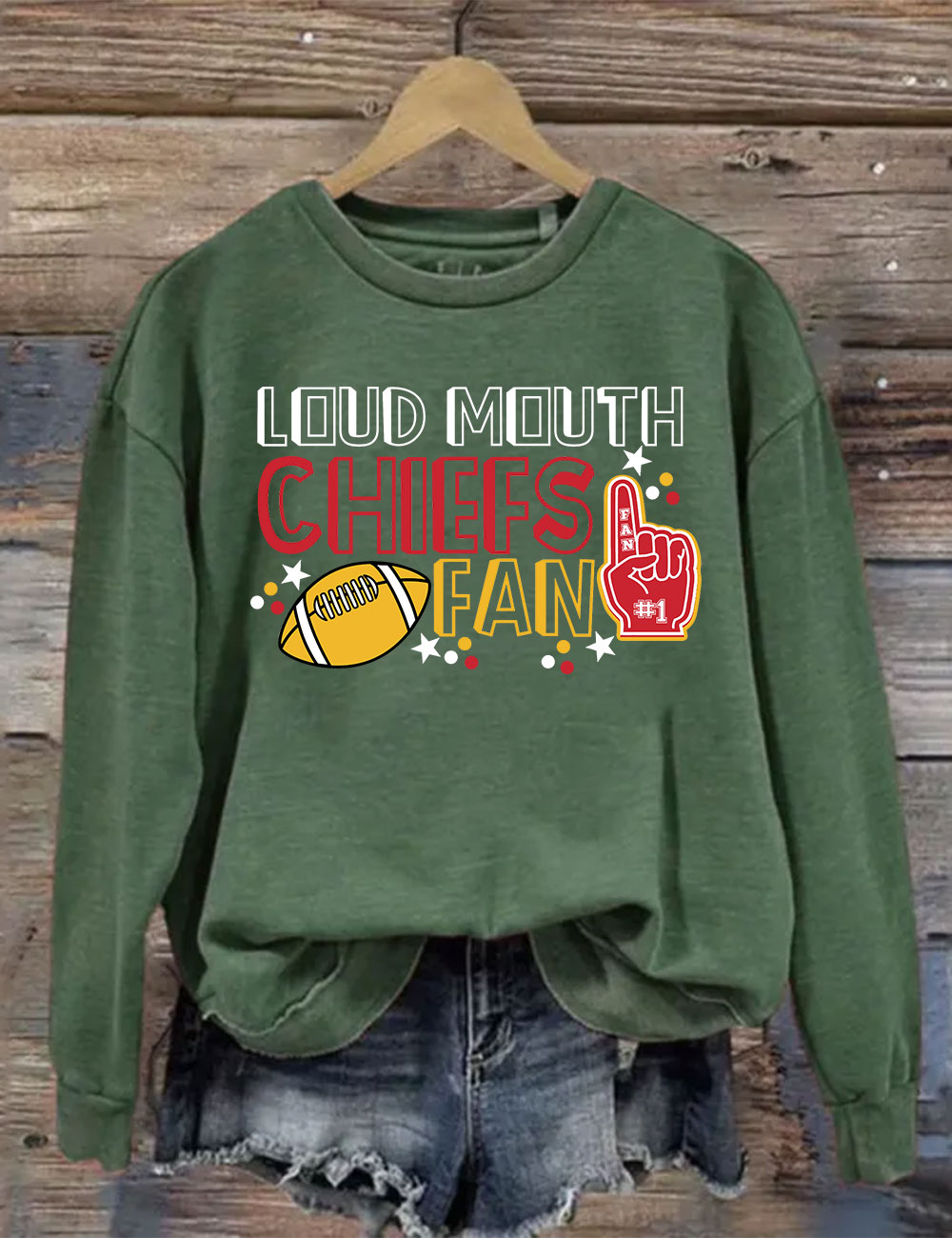 Loud Mouth Chiefs Fan Football Sweatshirt