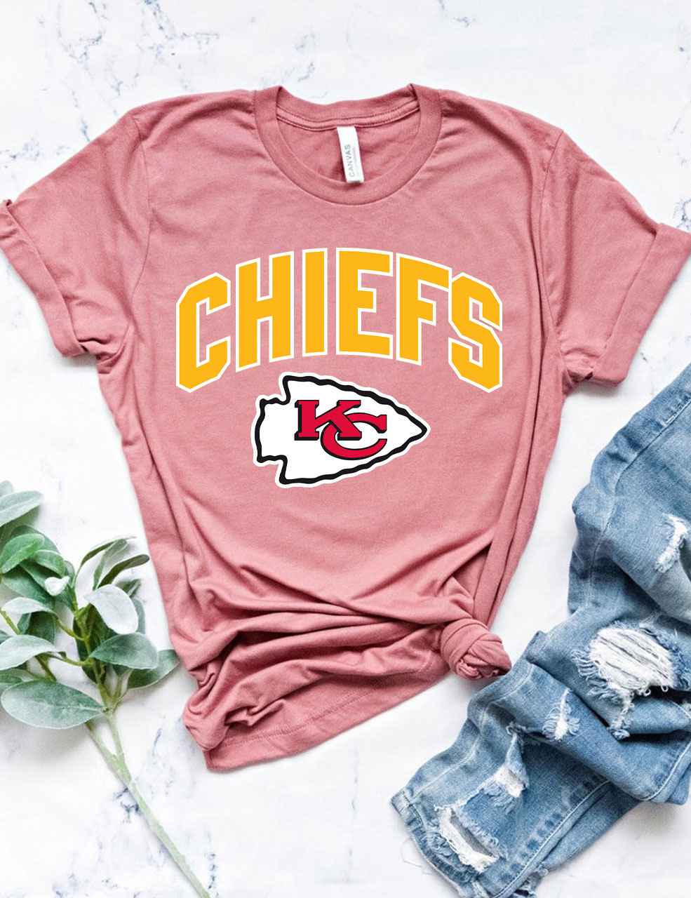 Retro Kansas City Chiefs Football T-Shirt