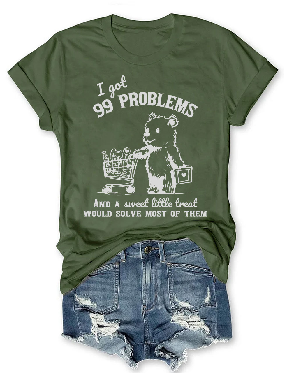 99 Poblems And A Sweet Little Treat Would Solve Most Of Them Vintage T-Shirt