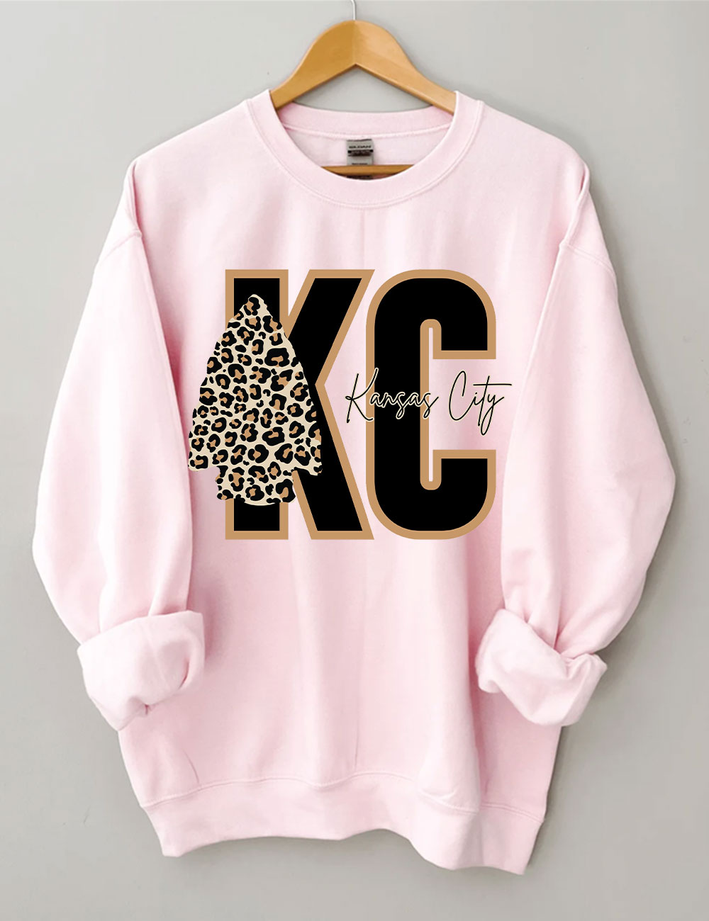 Leopard Kansas City Chiefs Football Sweatshirt