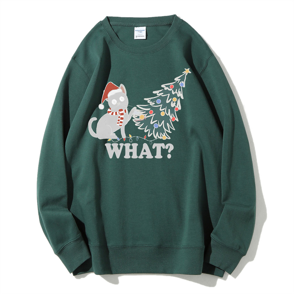 Funny Christmas Cat Sweatshirt