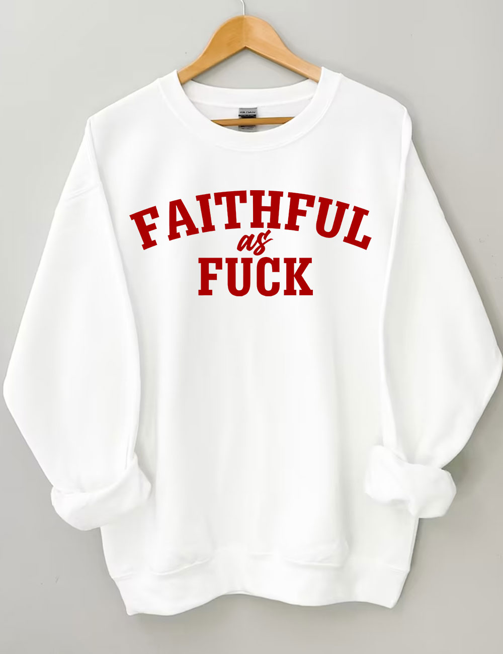 Faithful As F*CK Niner Gang Football Sweatshirt