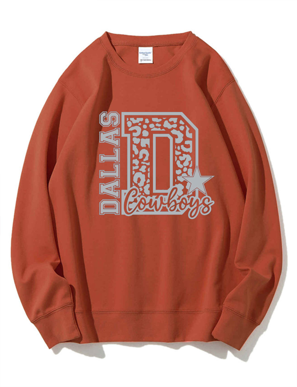 Leopard Cowboys Star Football Sweatshirt