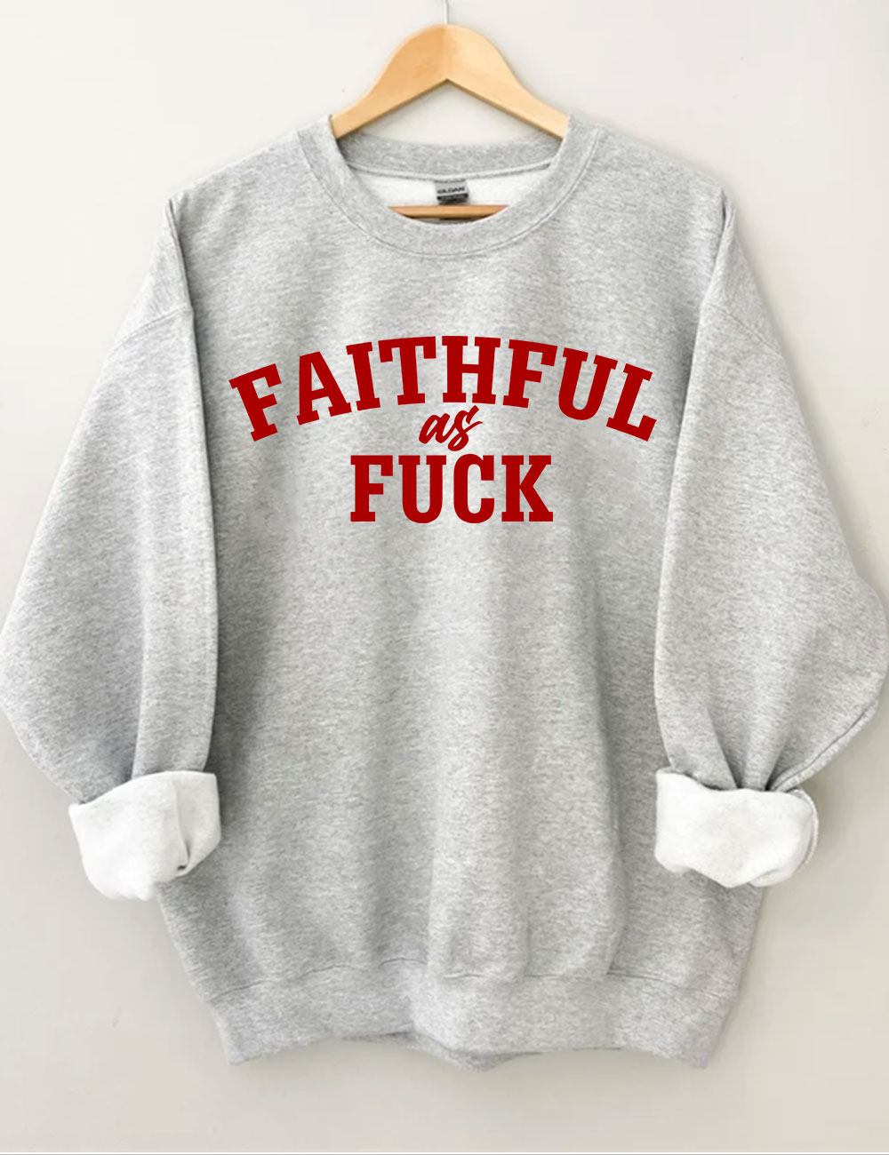 Faithful As F*CK Niner Gang Football Sweatshirt