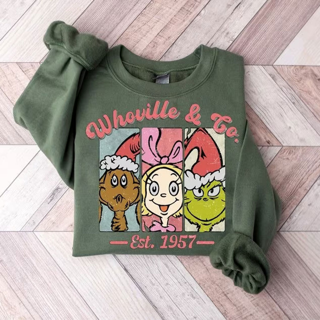 Whoville & Co Est 1957 Grinch Sweatshirt