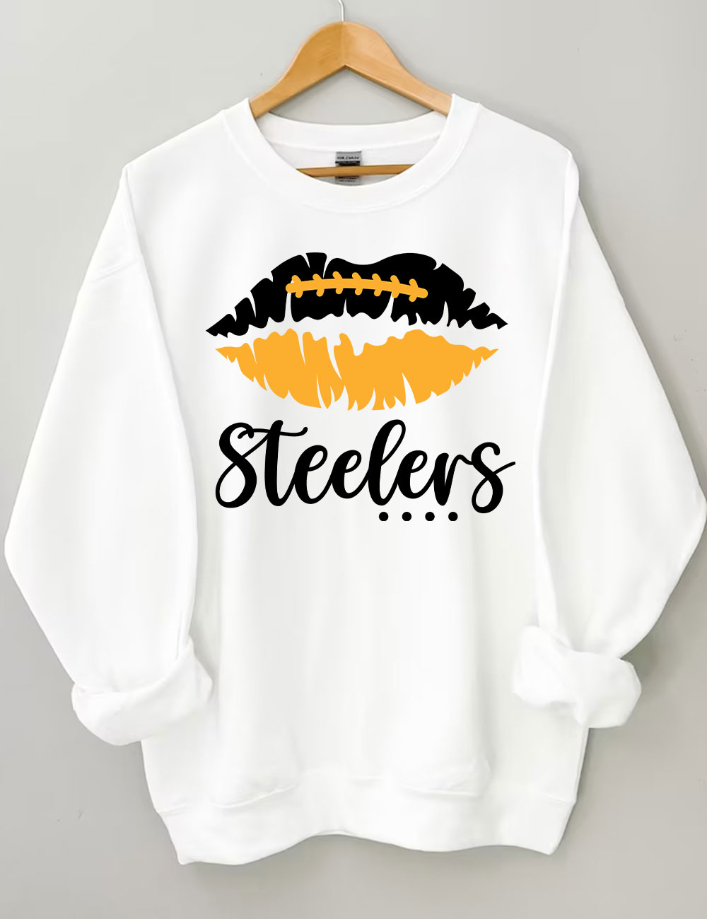Pittsburgh Steelers Lips Football Sweatshirt