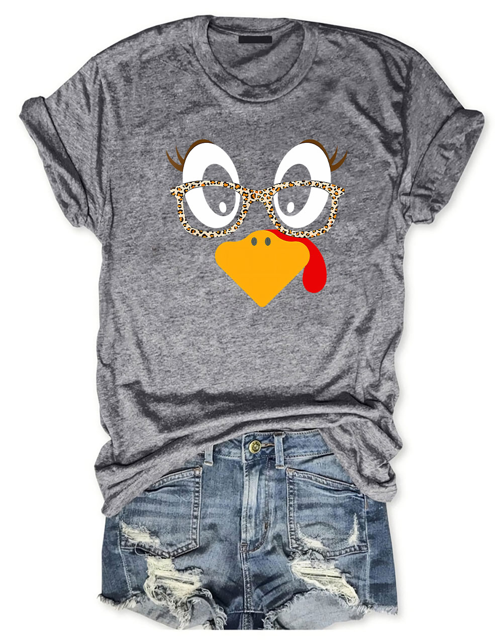 Cute Turkey Fall Thanksgiving T-shirt