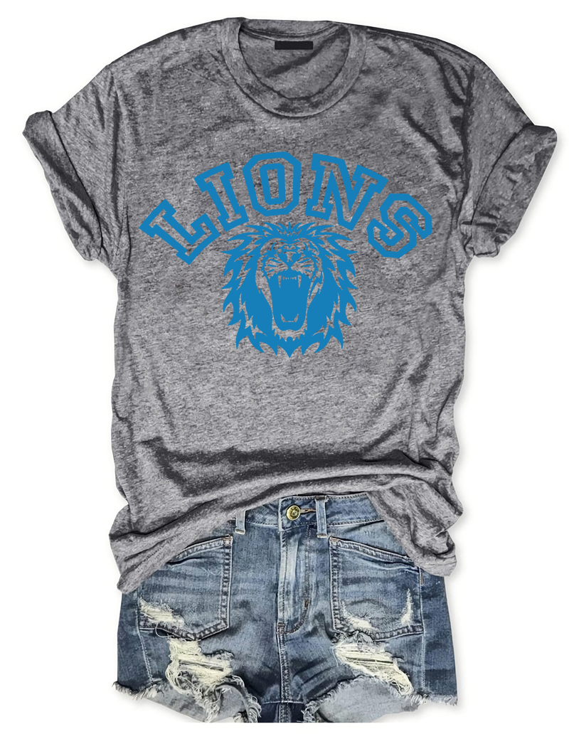 Lions mascot  Football T-Shirt