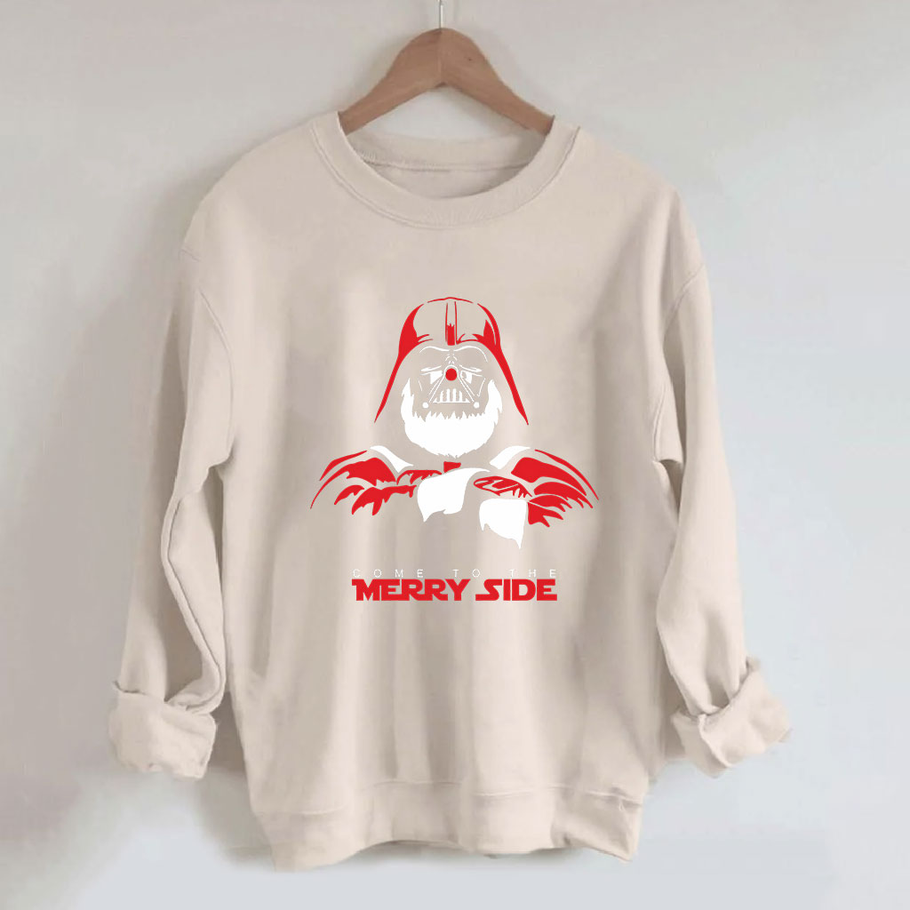 Come to the Merry Side Star Wars Christmas Funny Funny Sweatshirt