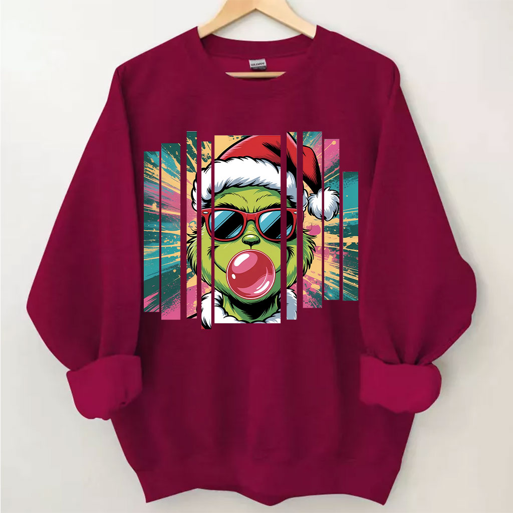 Christmas Green Monster Funny Grinch Sweatshirt