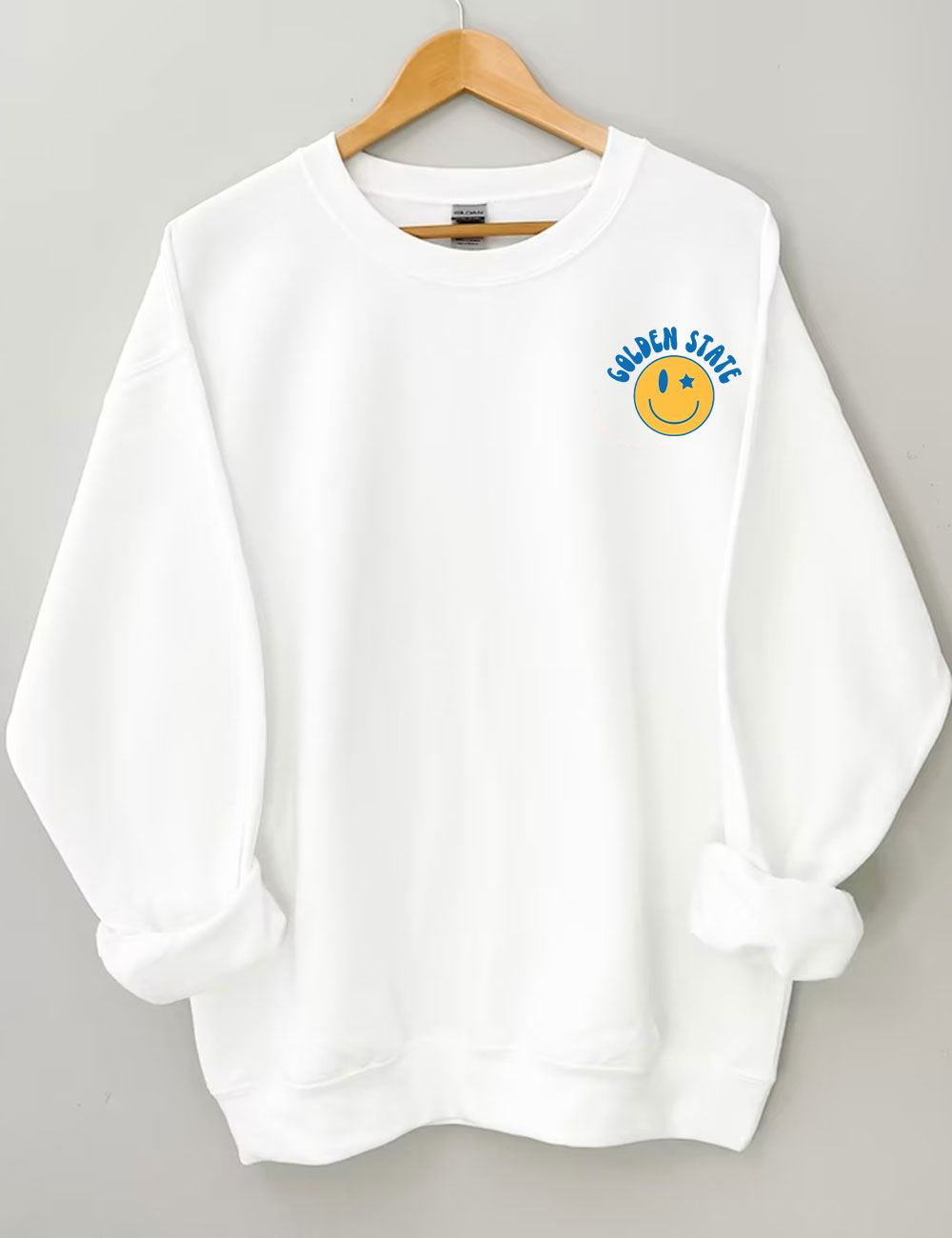 Retro Golden State Basketball Players Sweatshirt
