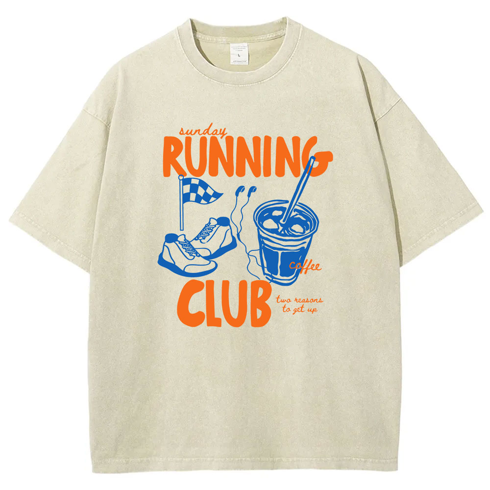 Sunday Running Club Washed T-shirt