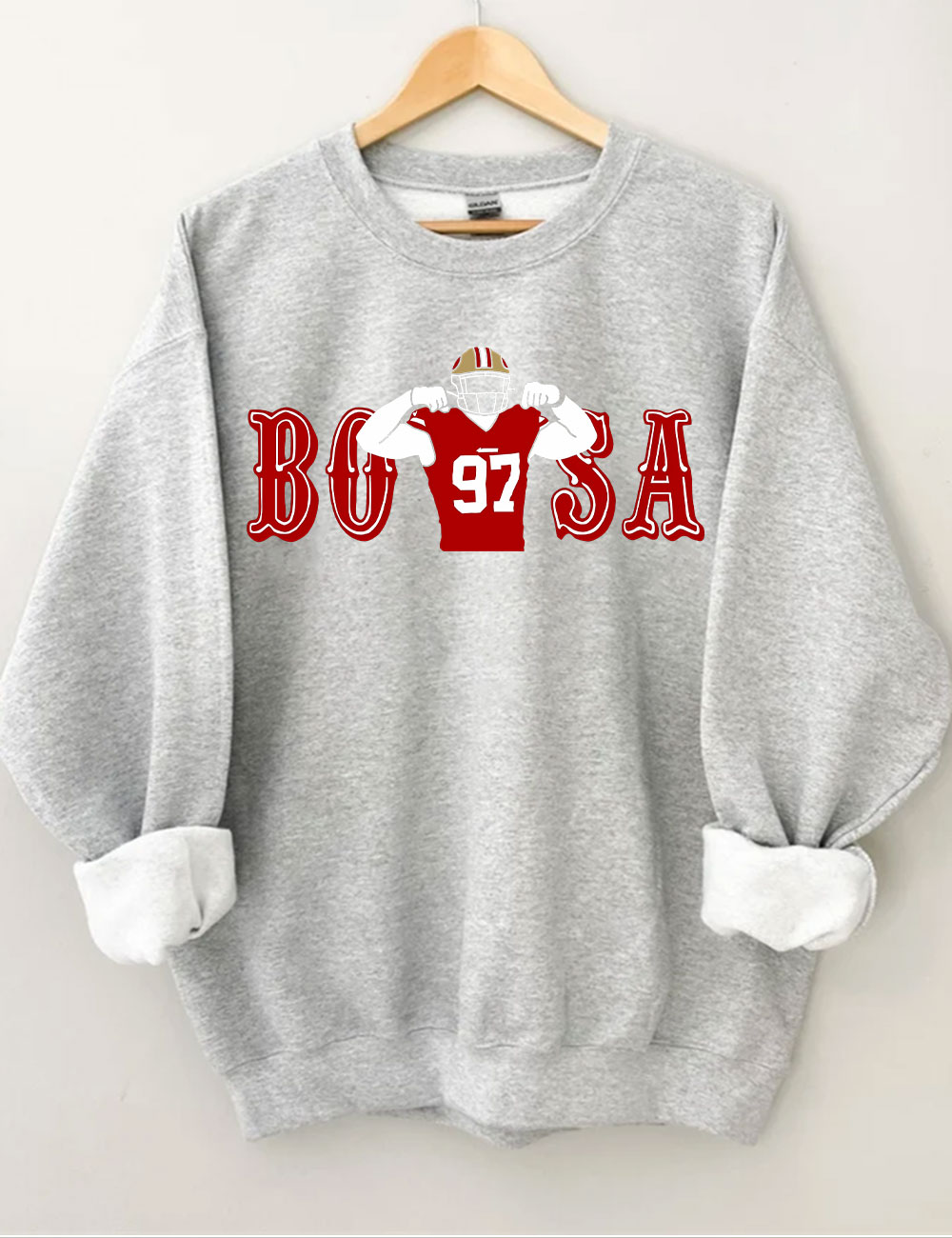 BOSA 97 Niners San Francisco Football Sweatshirt