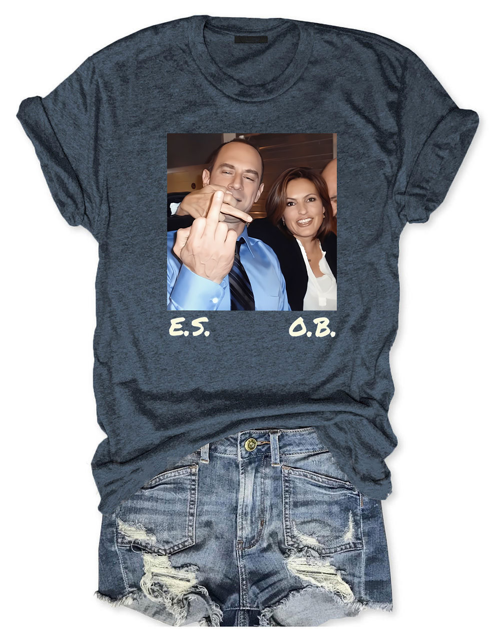 Ell.iot Sta.bler And Oli.via Benso.n T-Shirt