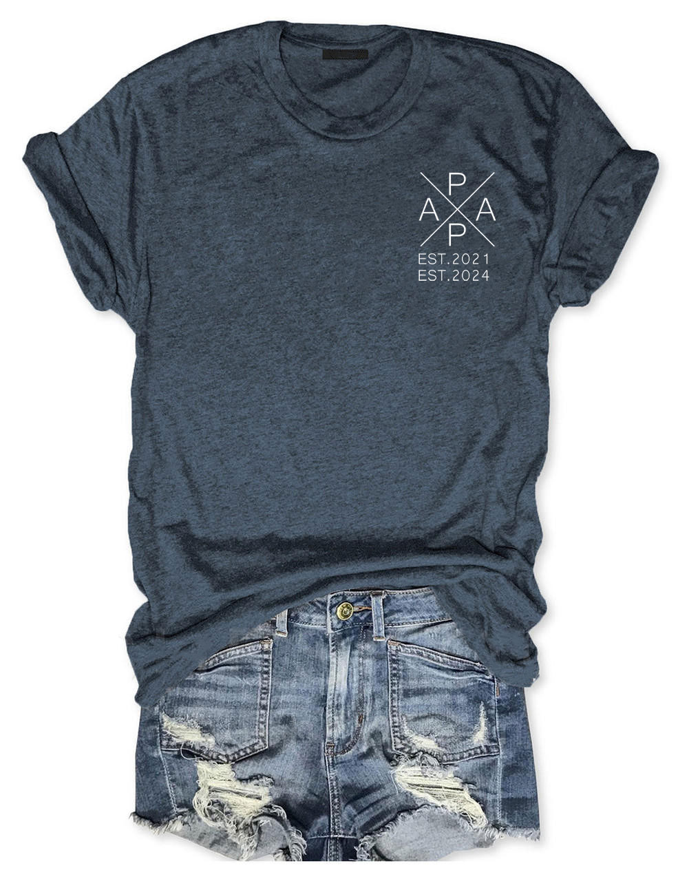 Custom The Year Of Birth Dad's Edition T-shirt