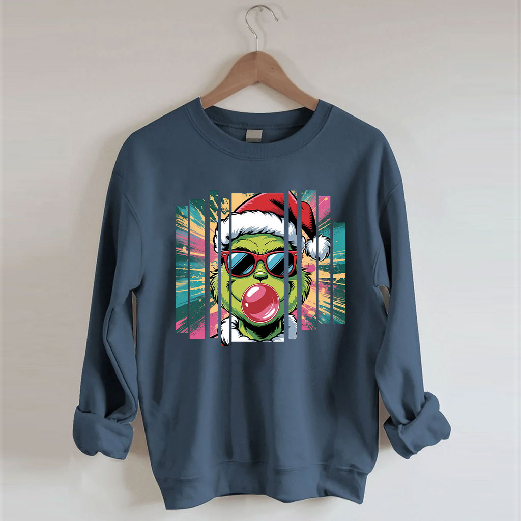 Christmas Green Monster Funny Grinch Sweatshirt