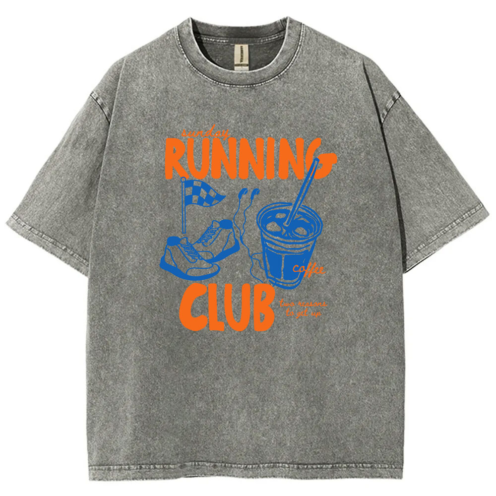 Sunday Running Club Washed T-shirt