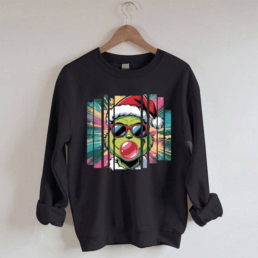 Christmas Green Monster Funny Grinch Sweatshirt