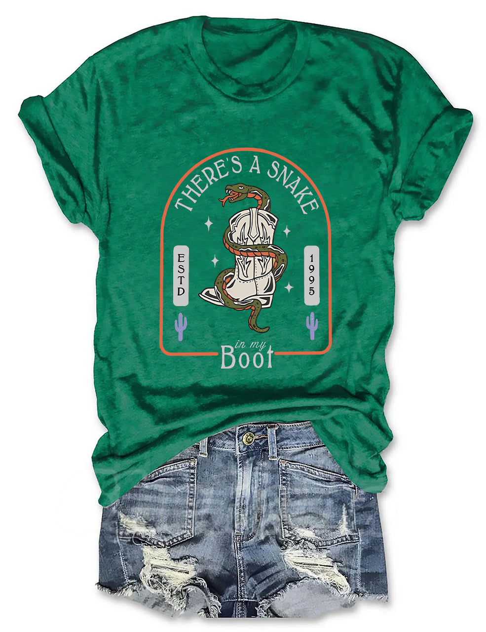 There's A Snake In My Boot T-shirt