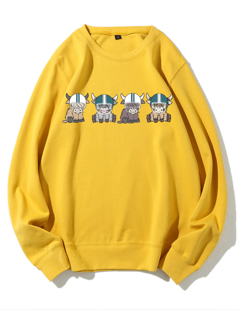 Philadelphia Highland Cow Football Sweatshirt