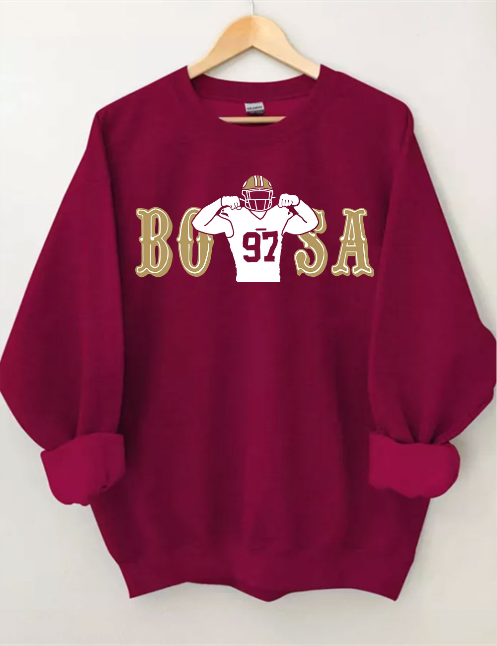BOSA 97 Niners San Francisco Football Sweatshirt