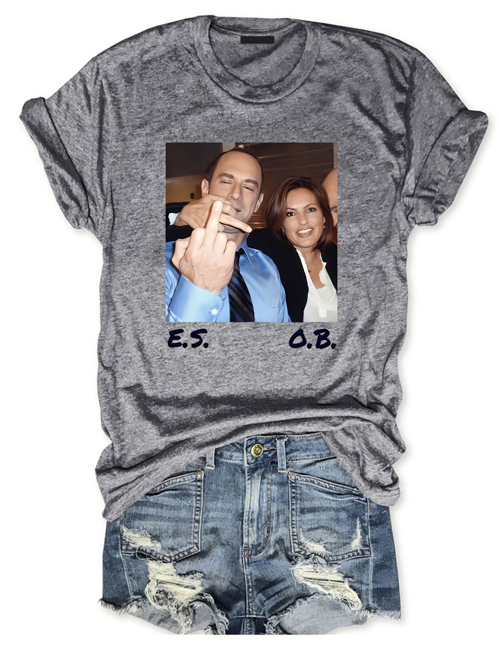 Ell.iot Sta.bler And Oli.via Benso.n T-Shirt