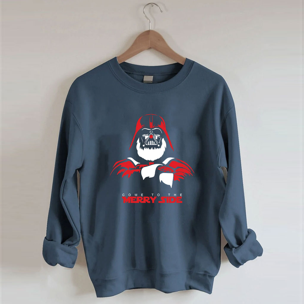 Come to the Merry Side Star Wars Christmas Funny Funny Sweatshirt
