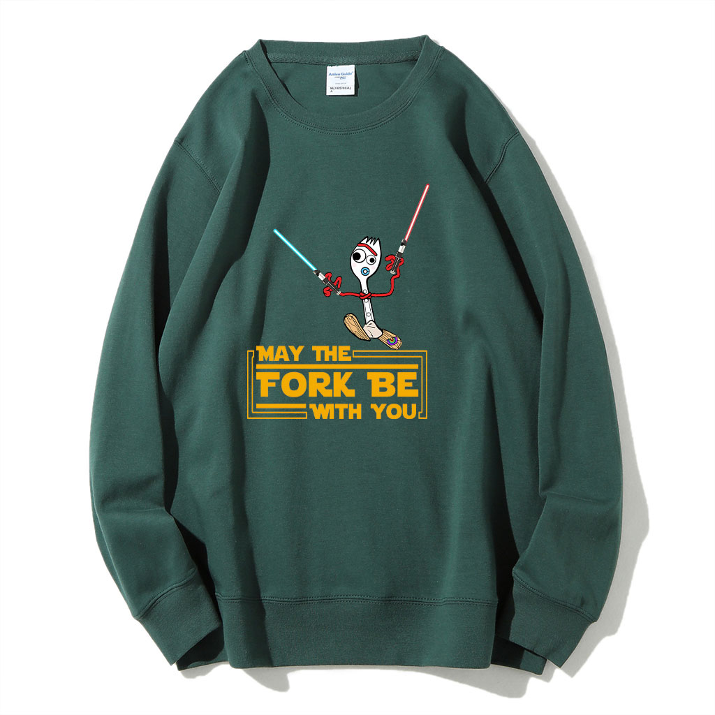 May the Fork Be With You Forky Star Wars Funny Sweatshirt
