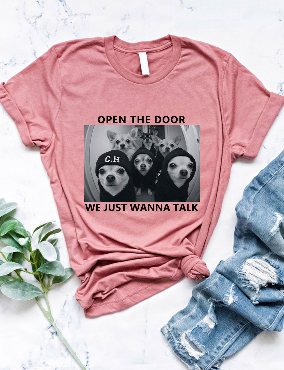 Chihuahua Meme Open The Door T-shirt