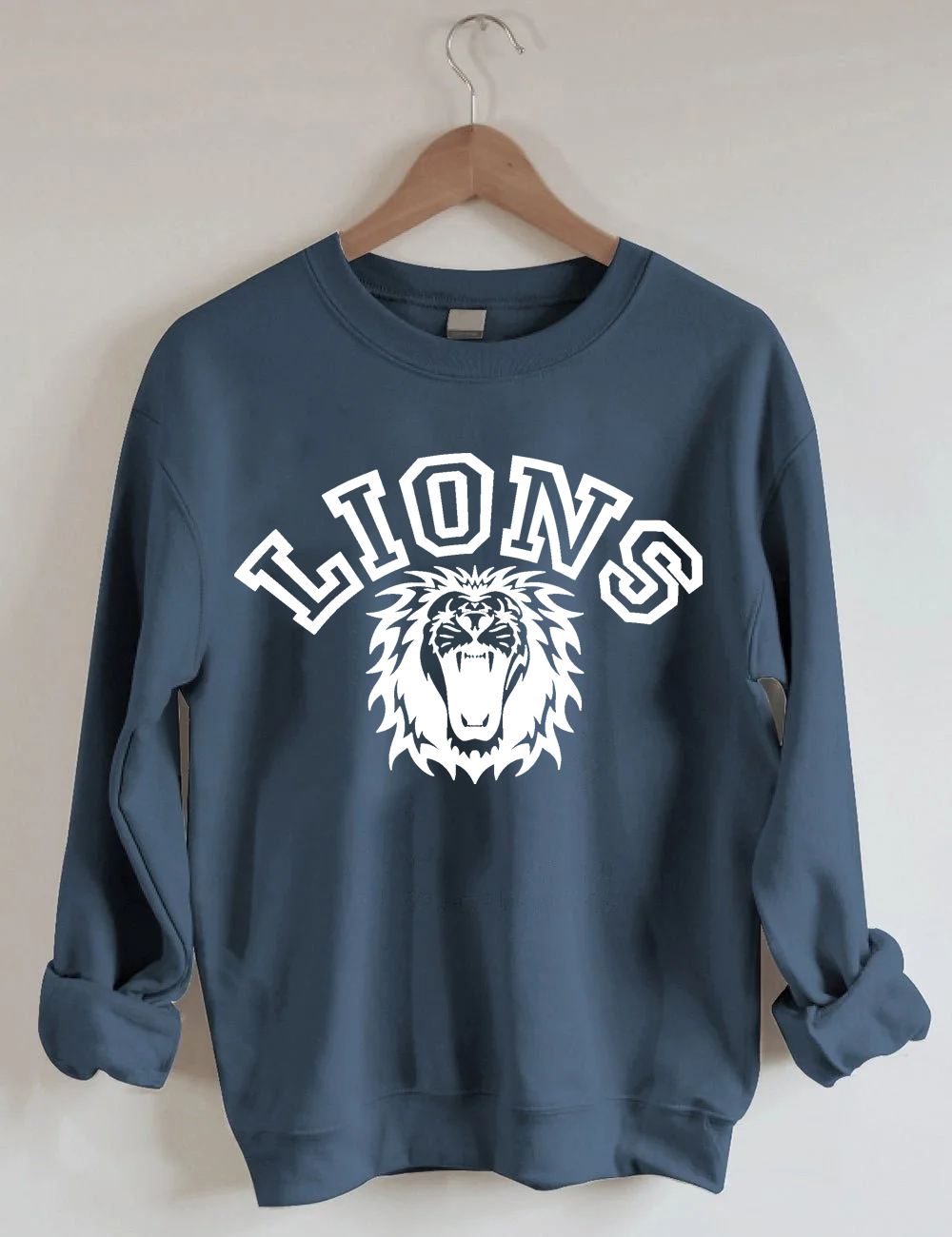 Lions mascot  Football Sweatshirt