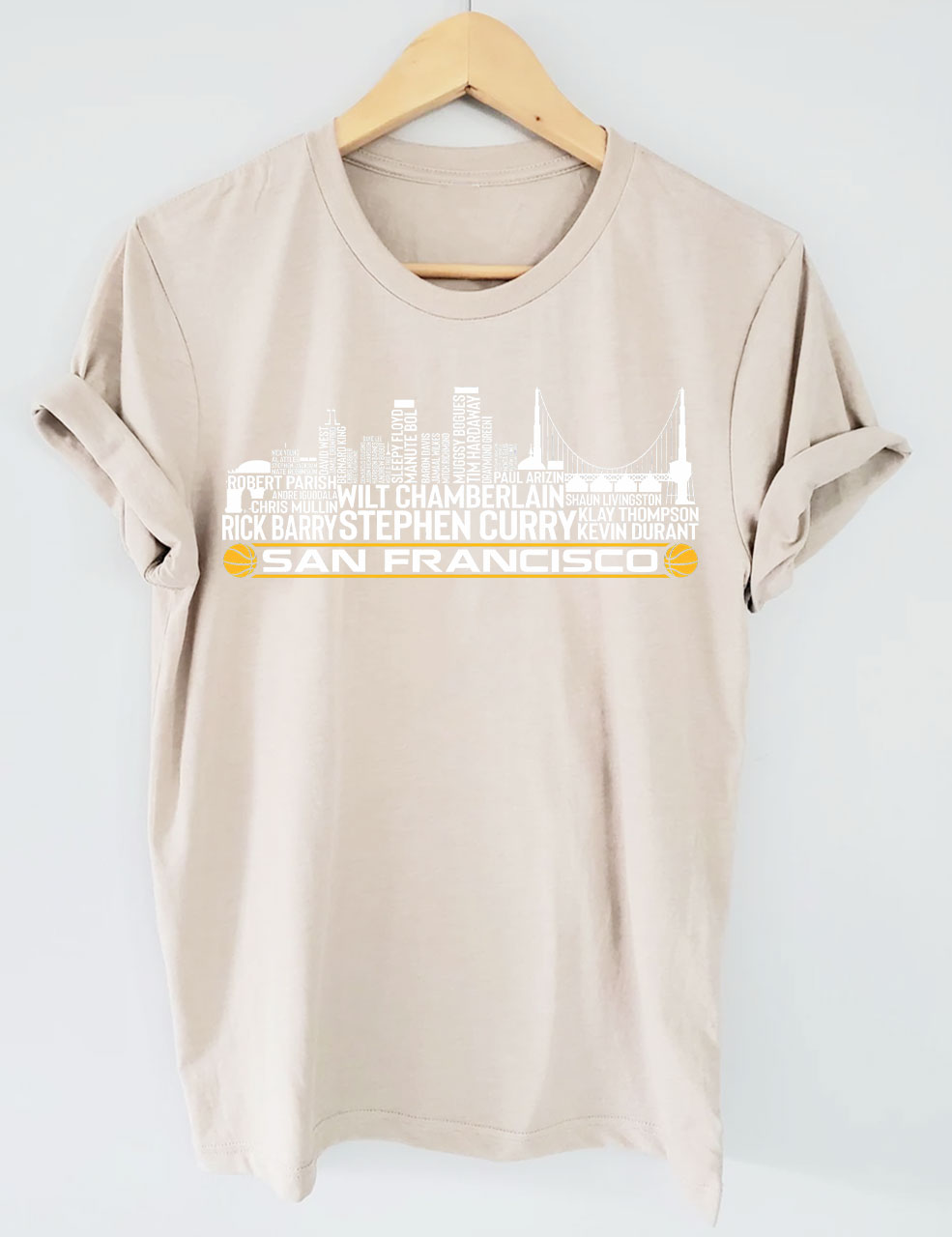 Golden State Basketball Team All Time T-Shirt