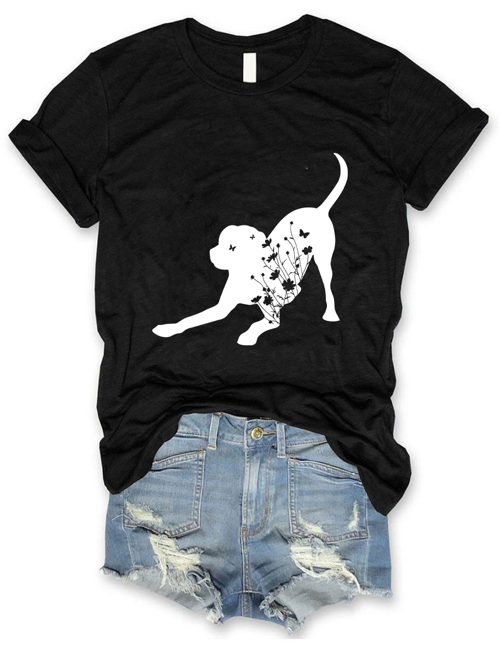 Black Lab Mom Funny T-shirt