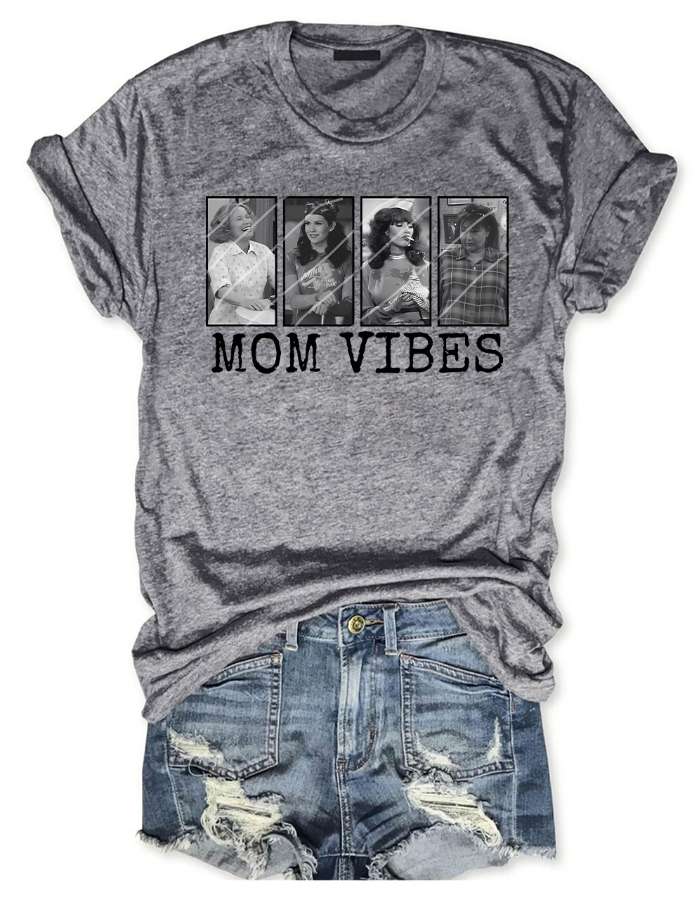Retro 90��s Mom Vibes T-shirt