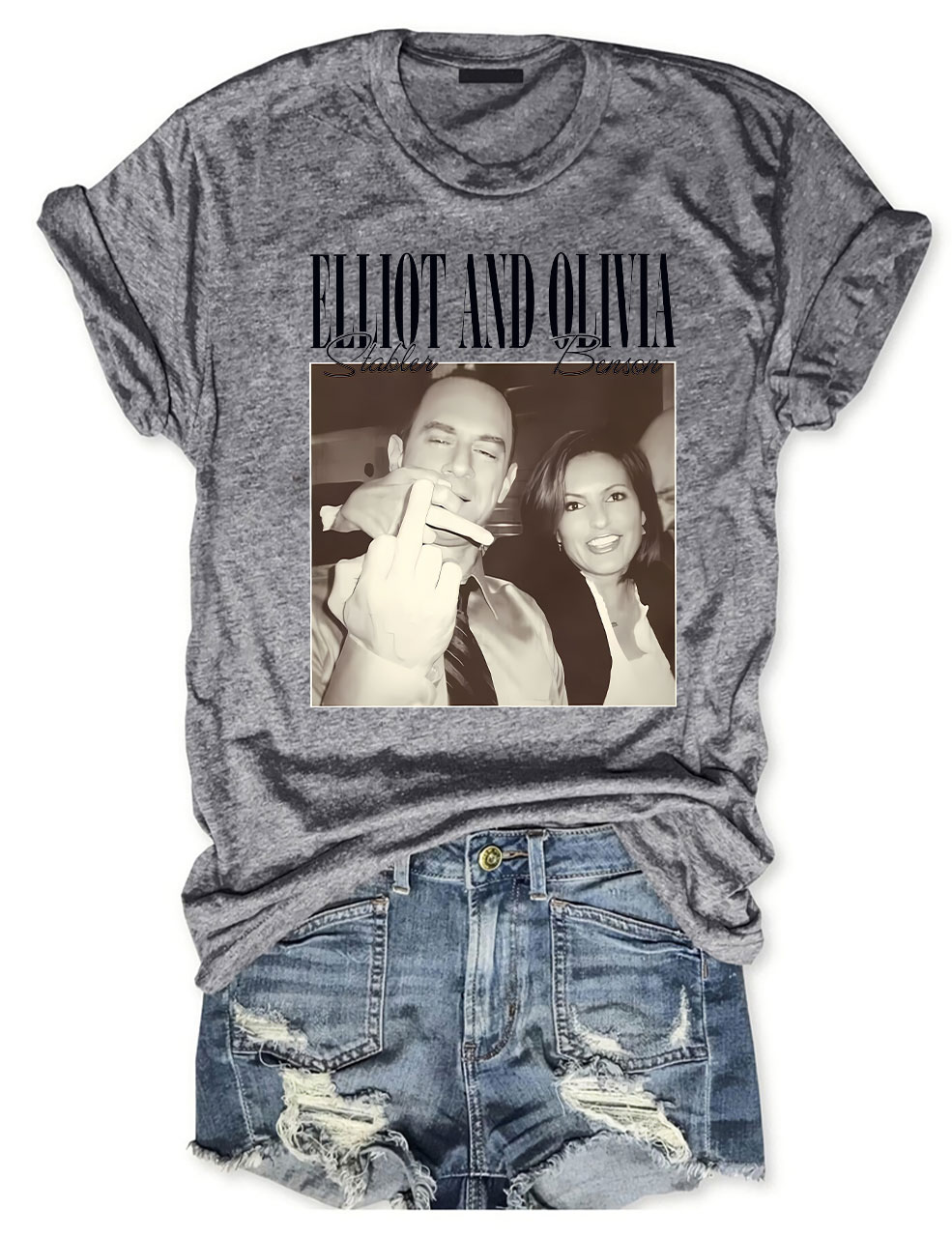 Elliot Stabler And Olivia Benson T-Shirt