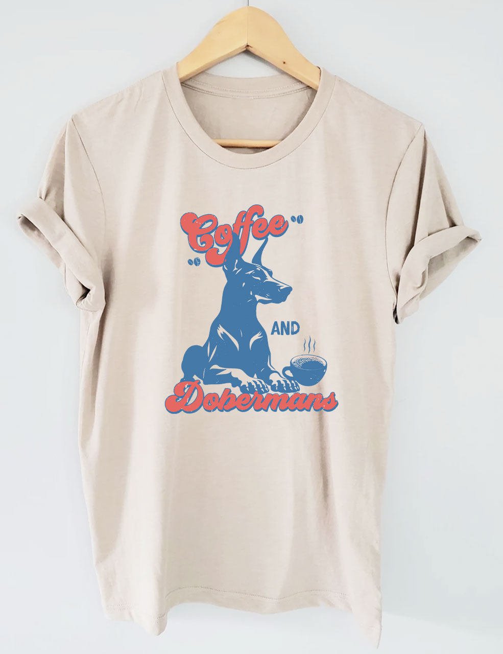 Coffee and Dobermans T-shirt