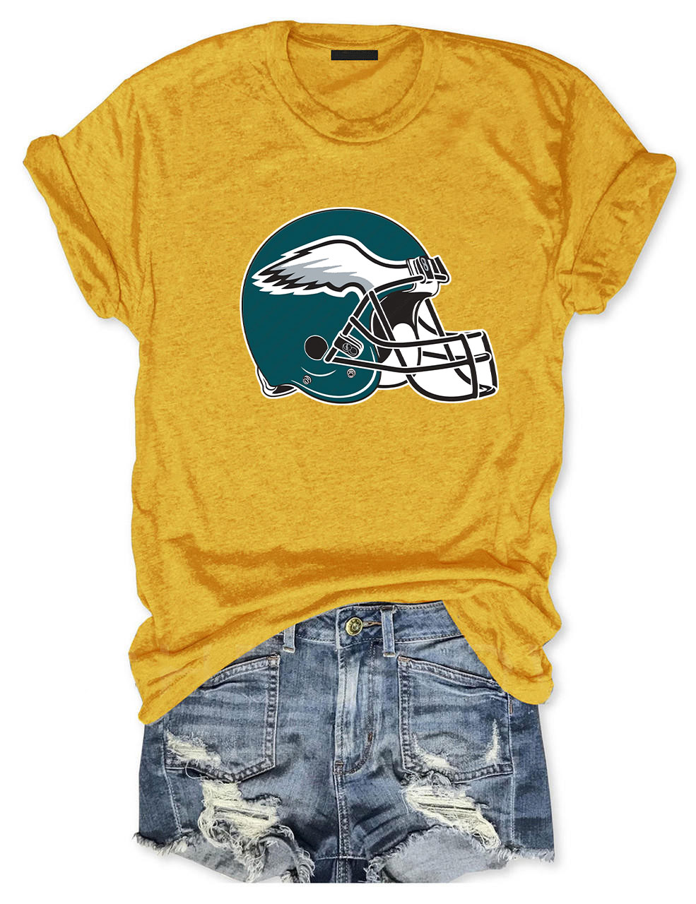 Eagles Helmet Football T-Shirt