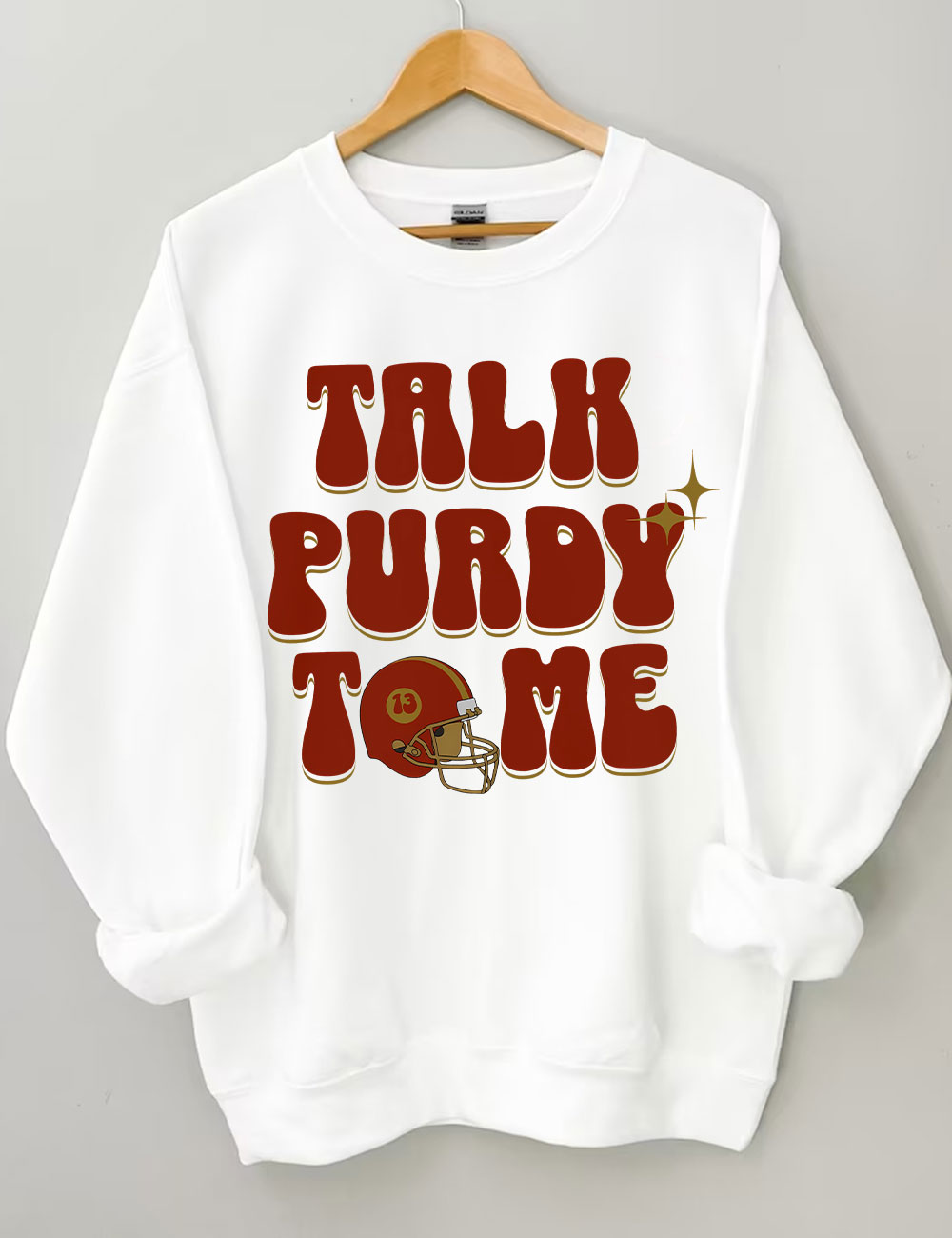 Talk Purdy To Me San Francisco 49ERS Football Sweatshirt